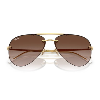Gafas De Sol Ray-Ban RB3791 Arista Light Brown Gradient Dark Brown Café