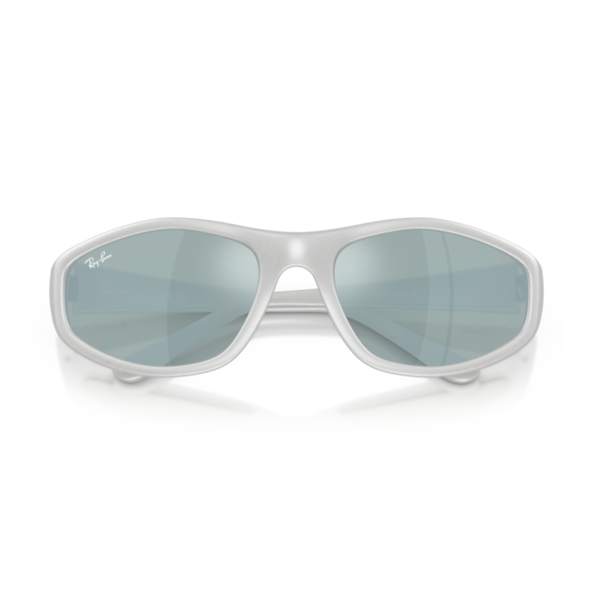 Gafas De Sol Ray-Ban RB2228 Silver Light Green Mirror Silver Plata