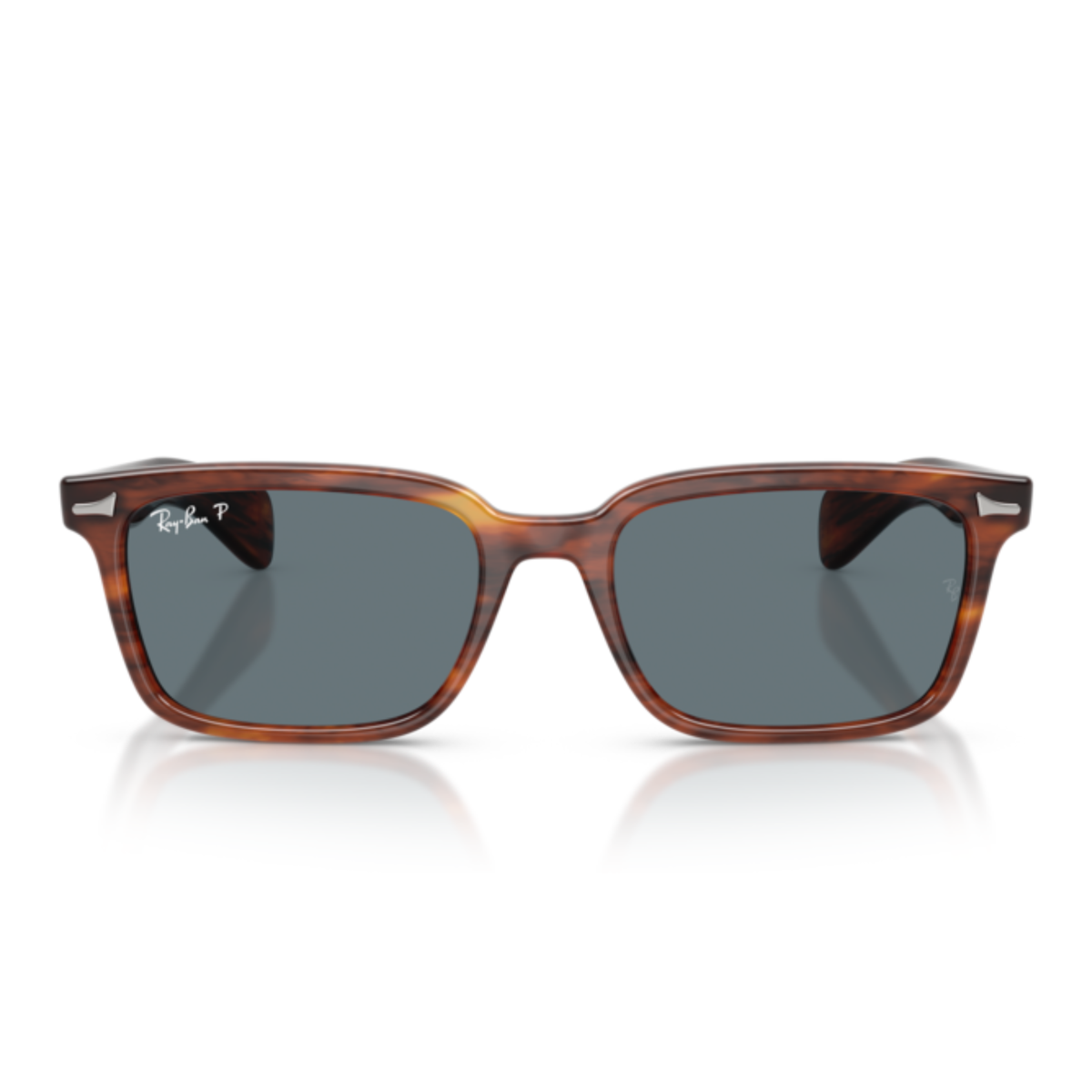 Gafas De Sol Ray-Ban RB2234 Brunel Striped Havana Dark Blue Polar Azul