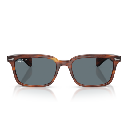 Gafas De Sol Ray-Ban RB2234 Brunel Striped Havana Dark Blue Polar Azul