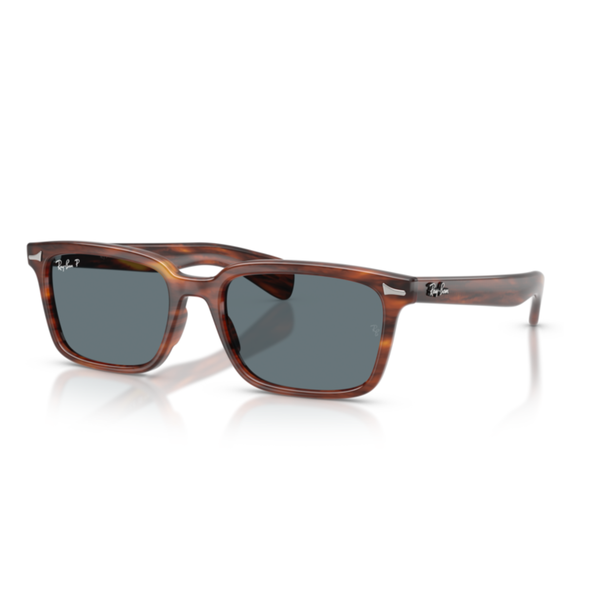 Gafas De Sol Ray-Ban RB2234 Brunel Striped Havana Dark Blue Polar Azul