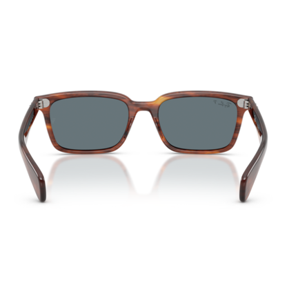 Gafas De Sol Ray-Ban RB2234 Brunel Striped Havana Dark Blue Polar Azul