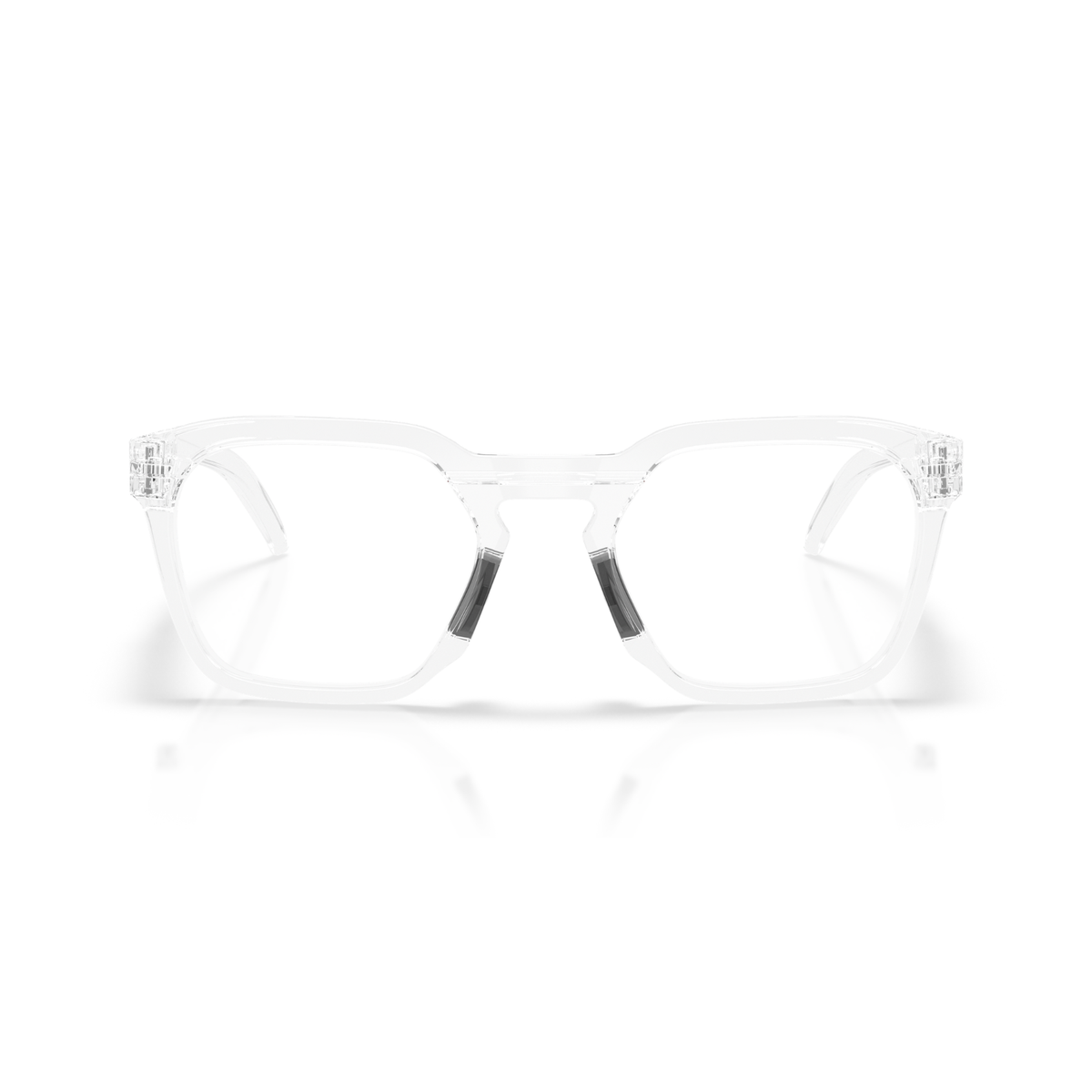 Armazón Oakley OX8208 Hstn Sq Rx Polished Clear Blan Blanco