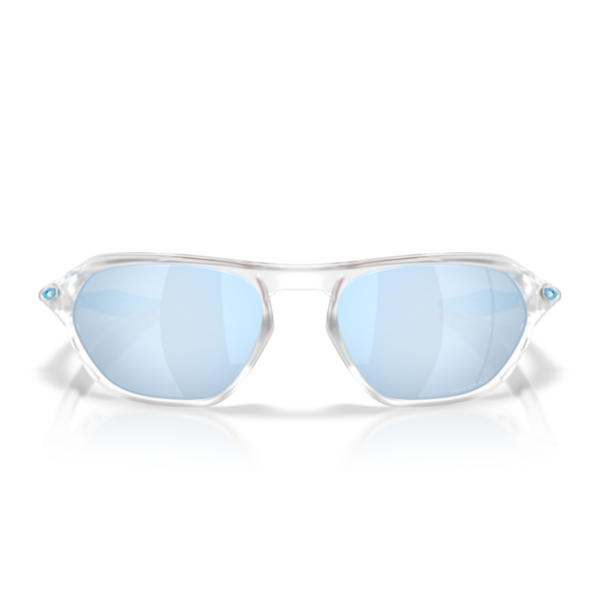 Gafas De Sol Oakley OO9537 Cage Jacket Matte Clear Prizm Deep Water Polarized Azul