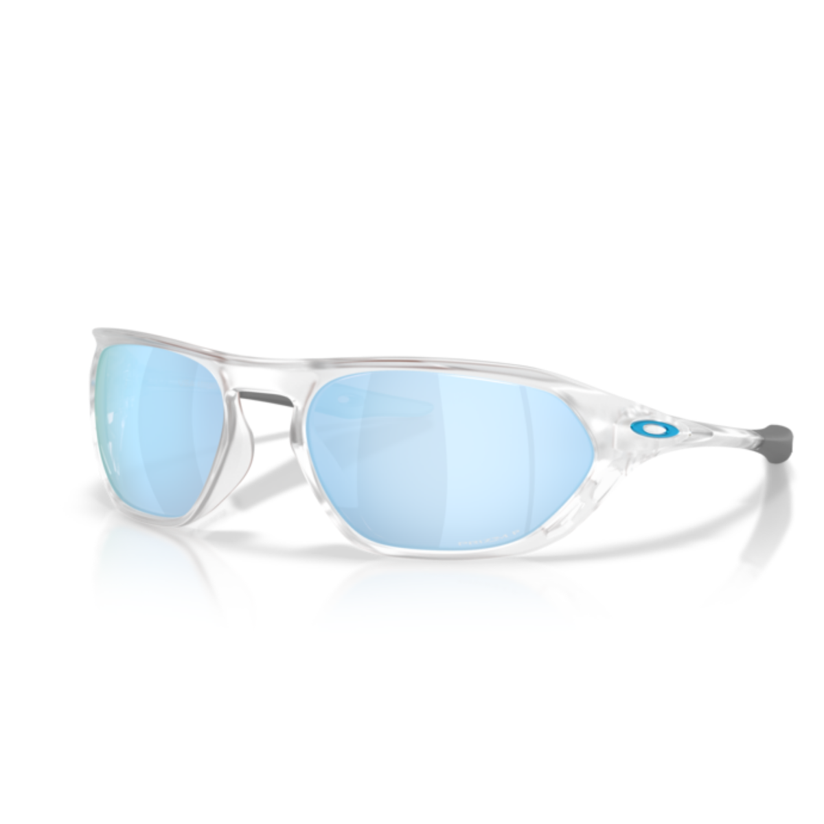 Gafas De Sol Oakley OO9537 Cage Jacket Matte Clear Prizm Deep Water Polarized Azul
