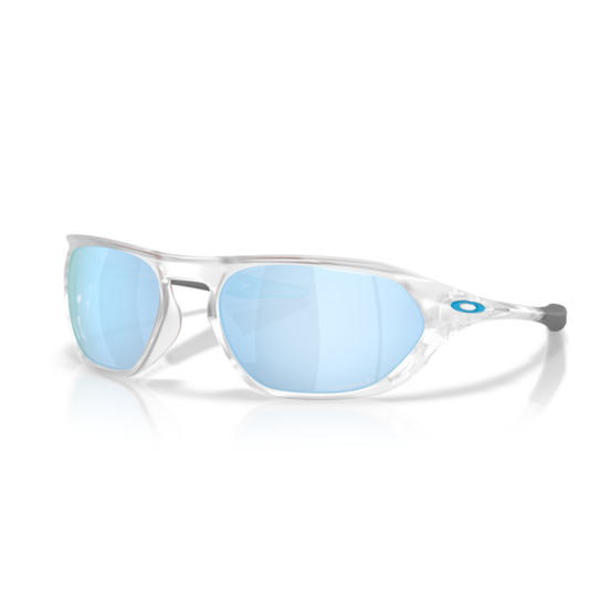 Gafas De Sol Oakley OO9537 Cage Jacket Matte Clear Prizm Deep Water Polarized Azul