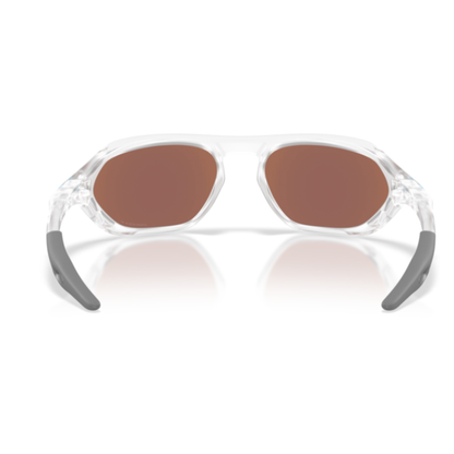 Gafas De Sol Oakley OO9537 Cage Jacket Matte Clear Prizm Deep Water Polarized Azul