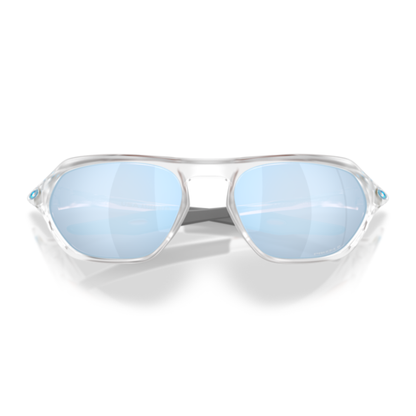 Gafas De Sol Oakley OO9537 Cage Jacket Matte Clear Prizm Deep Water Polarized Azul