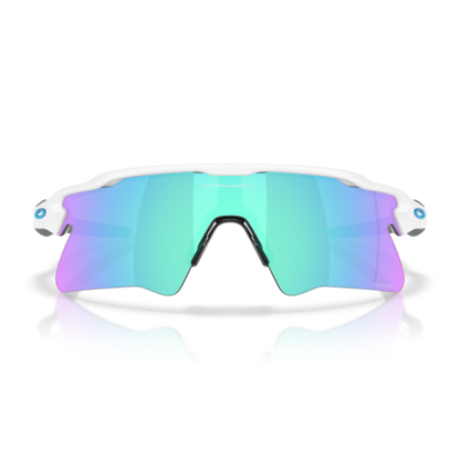 Gafas De Sol Oakley OO9541 Radar Ev Heater Polished White Prizm Sapphire Azul