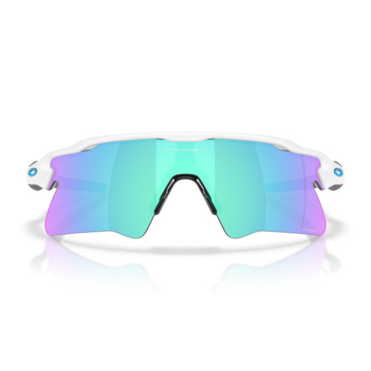 Gafas De Sol Oakley OO9541 Radar Ev Heater Polished White Prizm Sapphire Azul