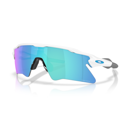 Gafas De Sol Oakley OO9541 Radar Ev Heater Polished White Prizm Sapphire Azul