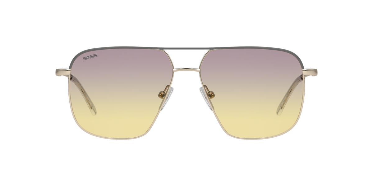 Gafas De Sol Unofficial UO5102 Gris/Dorado